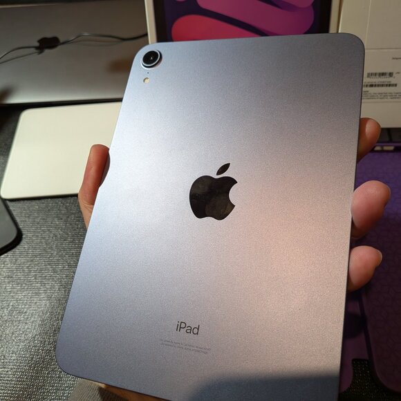 iPad mini 6GEN /256GB (purple) with box + origami case + paperlike and more - Picture 9 of 14